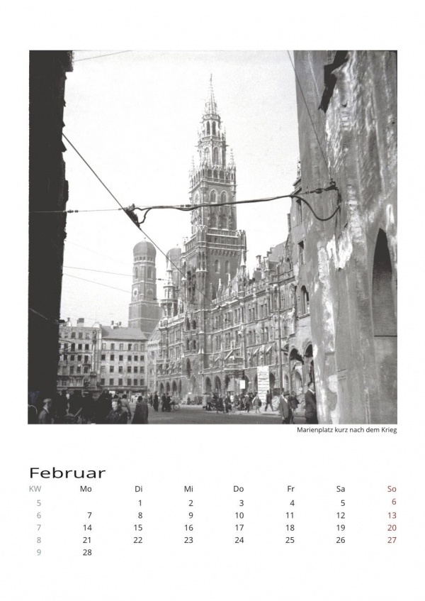 Kalender 2022 | Historische Münchenfotografien aus den 50er & 60er Jahren von Herbert Wendling