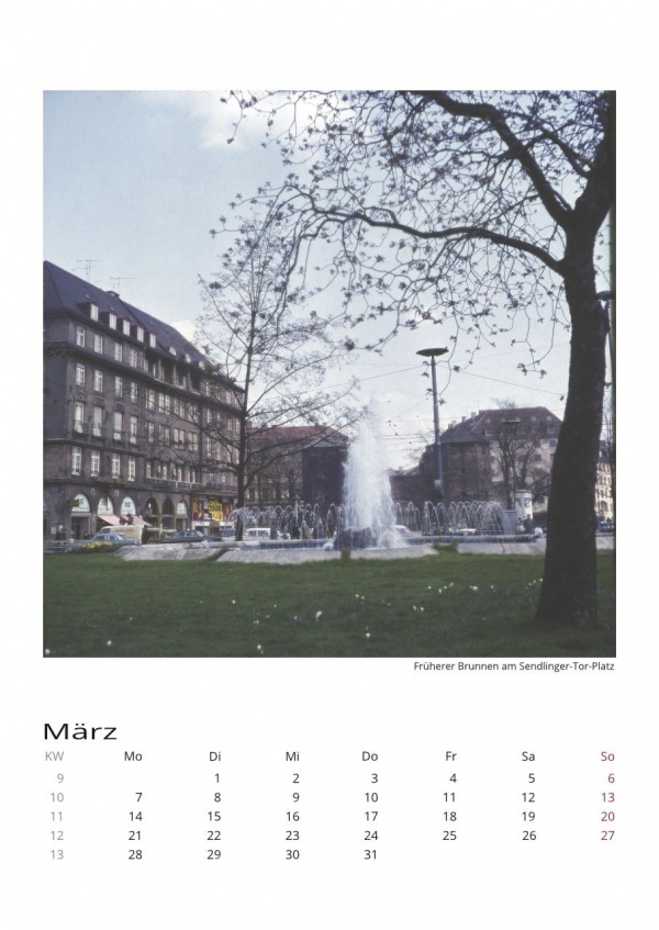 Kalender 2022 | Historische Münchenfotografien aus den 50er & 60er Jahren von Herbert Wendling