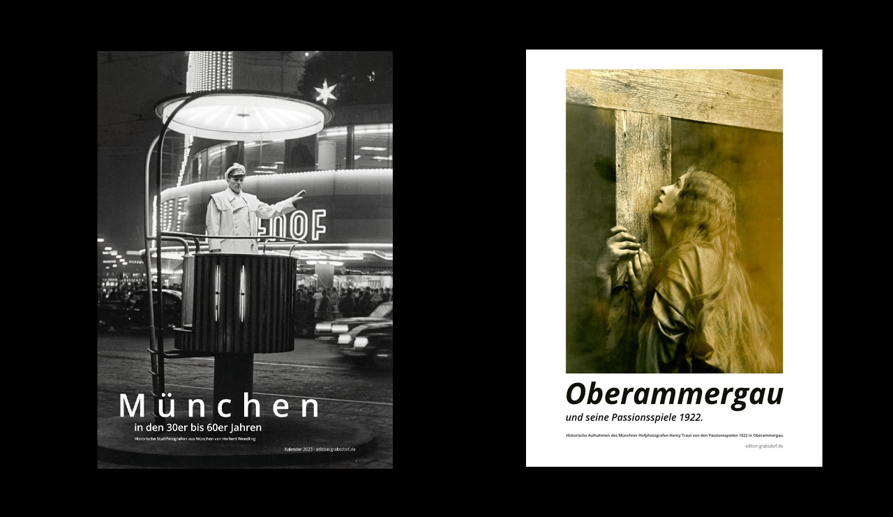 Kalender 2023 - München in den 30er bis 60er Jahren - Oberammergau und seine Passionsspiele