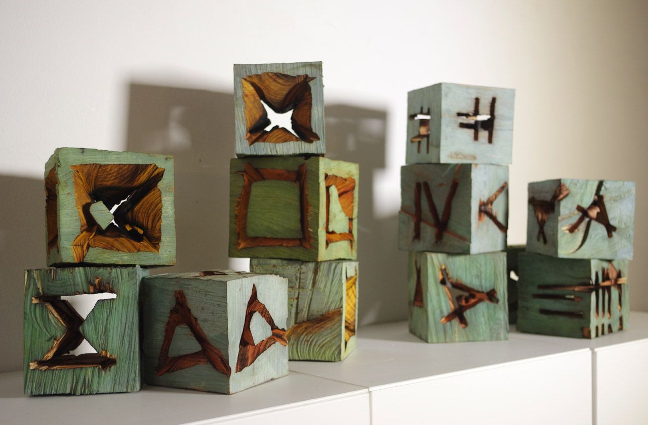 Holzwürfel von elsa Nietmann