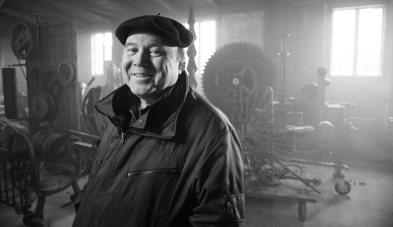 Willi Reiche im Kunstmaschinenmuseum