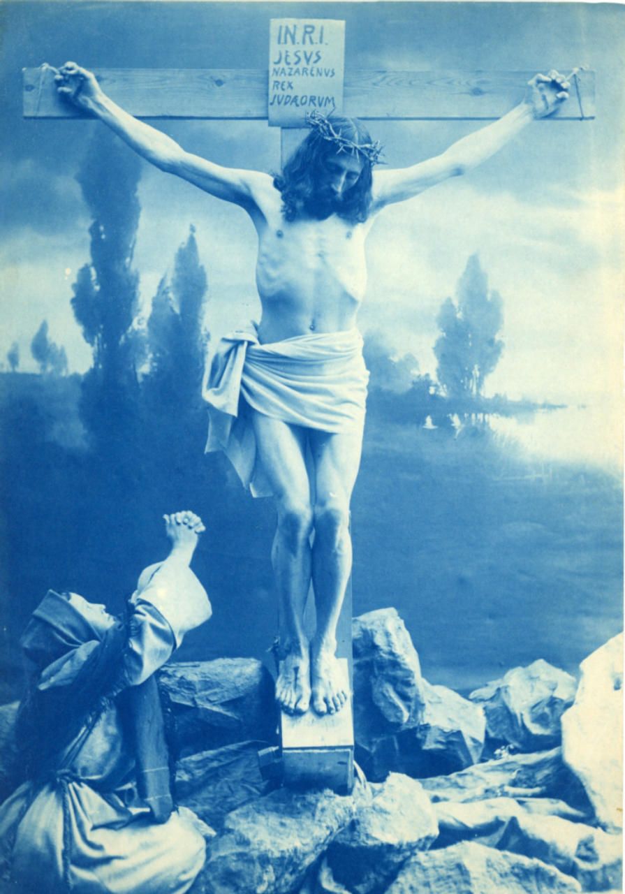 Jesus am Kreuz. Fotografie von H. Traut.