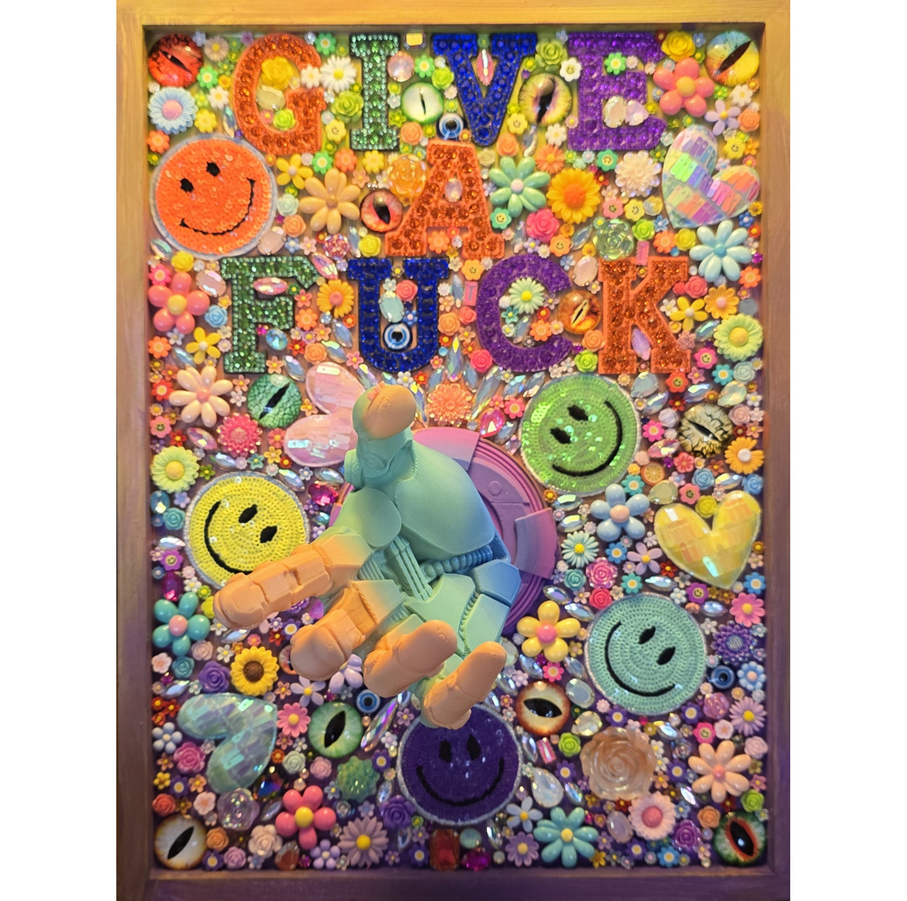 GiveAFuck, 3D Mixed Media, Uta Alexander