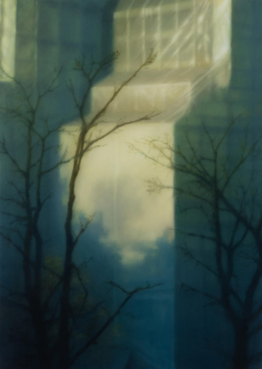 Manuel Rumpf, Kokon, 2023, 70x50, Öl auf Leinwand