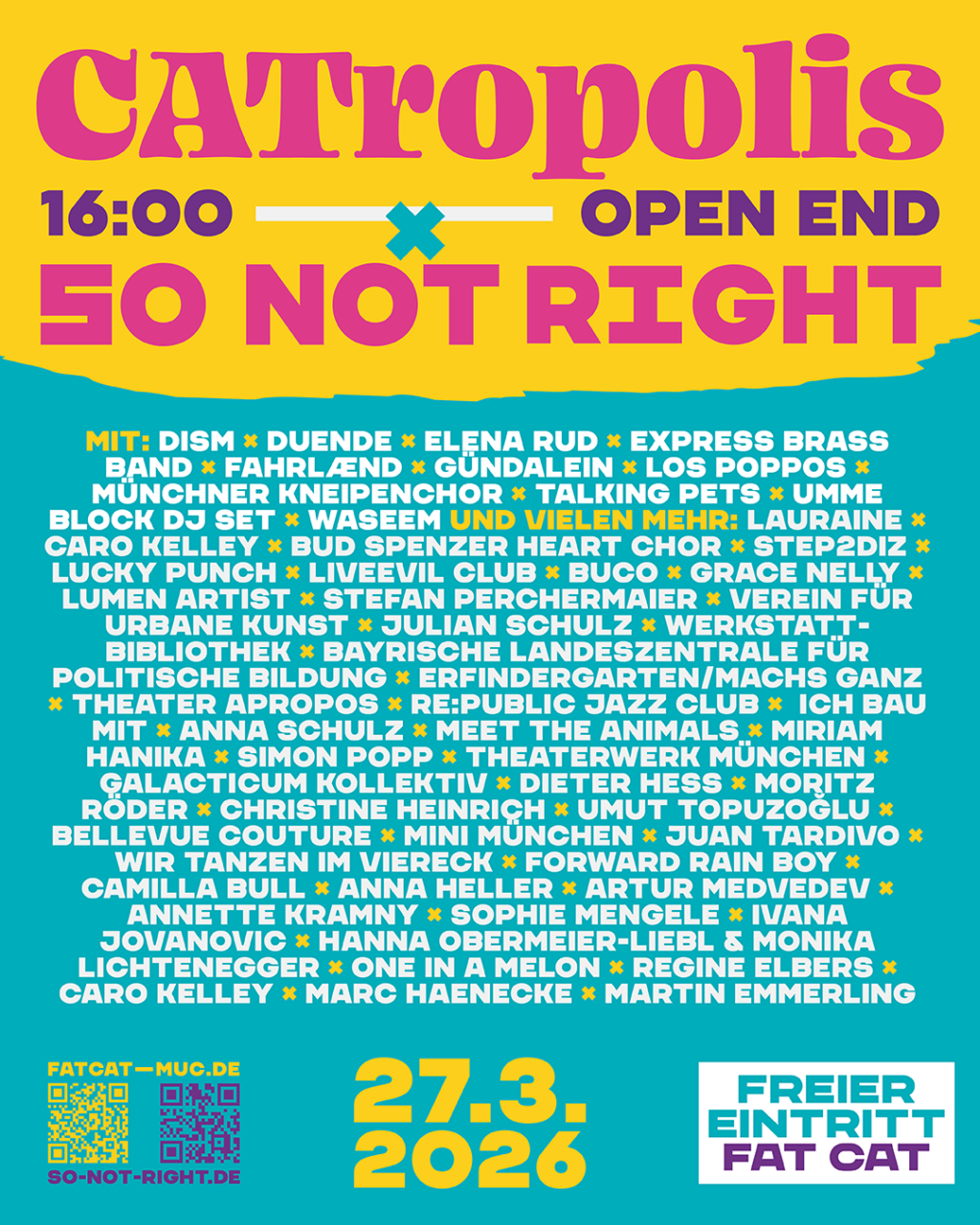 Flyer CATropolis x So Not right