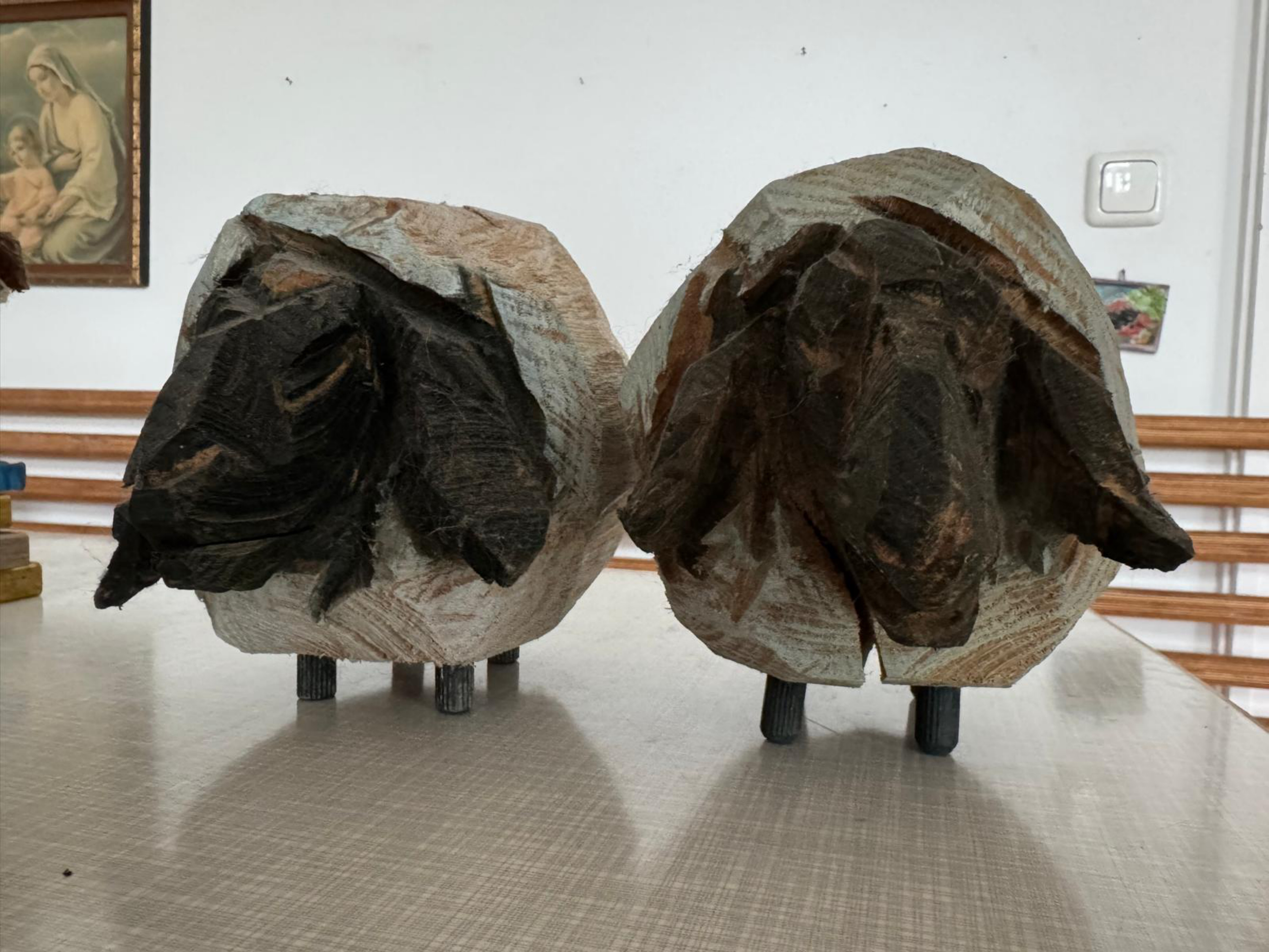 Elsa Nietmann, Gruppe geschnitzter Schäfchen